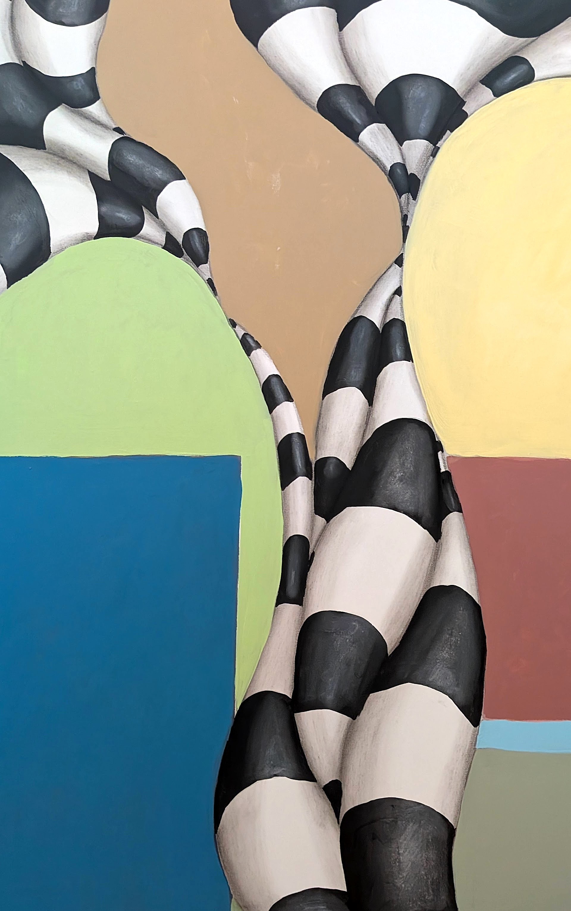Collision, opera di Massimo Castronuovo, 70 × 100 cm