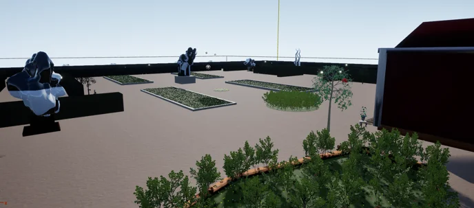 Giardino di sculture della mostra virtuale