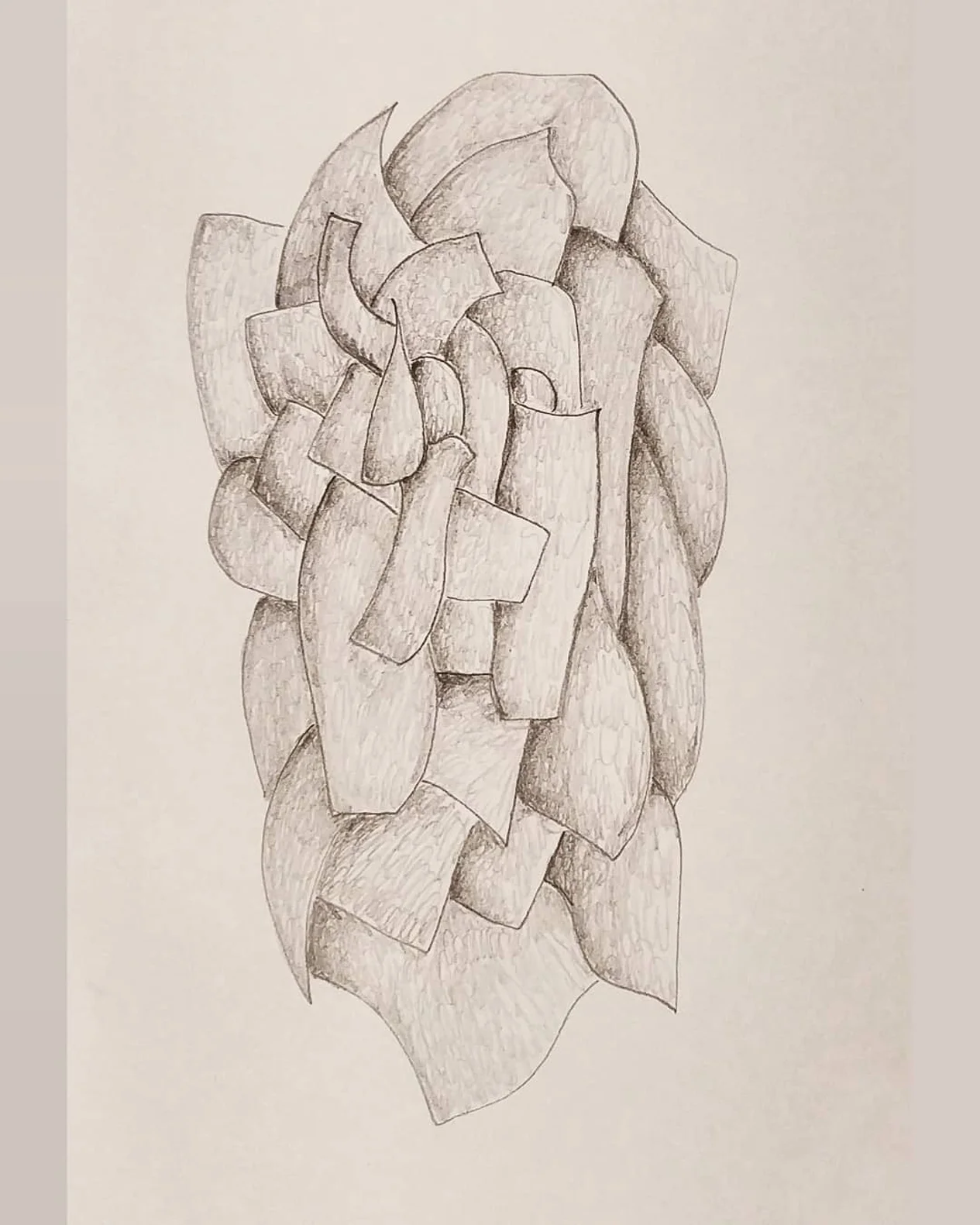 Forma organica a matita VII